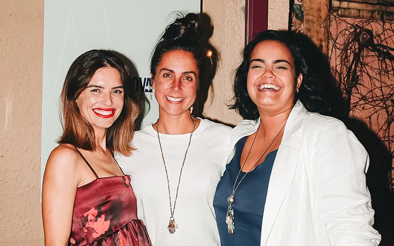 Carol Barcellos com suas sócias da SuperNova Sports, agência de marketing esportivo que conecta marcas ao universo do esporte e do empoderamento feminino