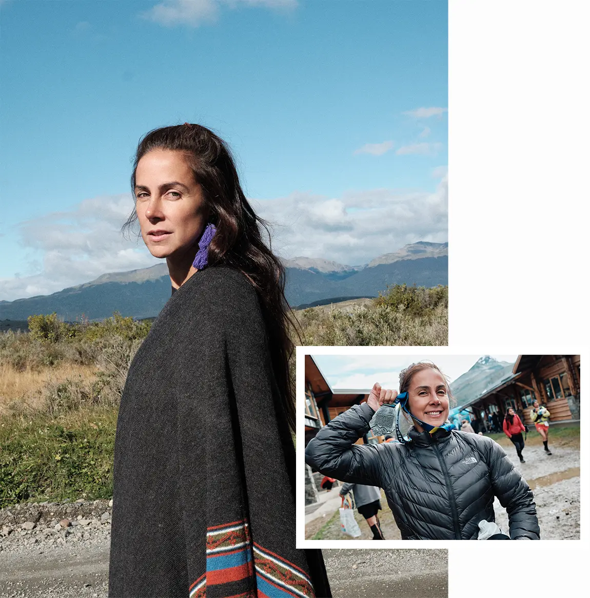 Carol Barcellos na Patagônia em viagem de aventura com destaque para conquista esportiva