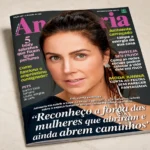 Carol Barcellos na capa da revista AnaMaria