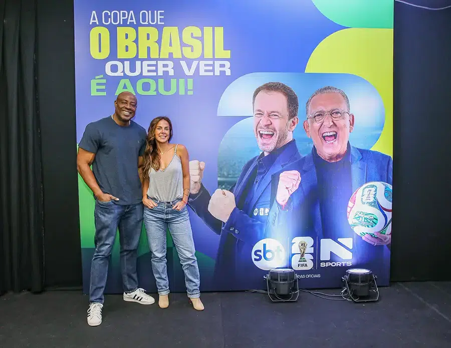 Bastidores do Balanço da Copa com Carol Barcellos e Wallace Neguerê